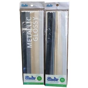 3D Pen 3Doodler ABS PLA Filament Rods Lot Of 2 Khakis & Cream - Metallic Glossy